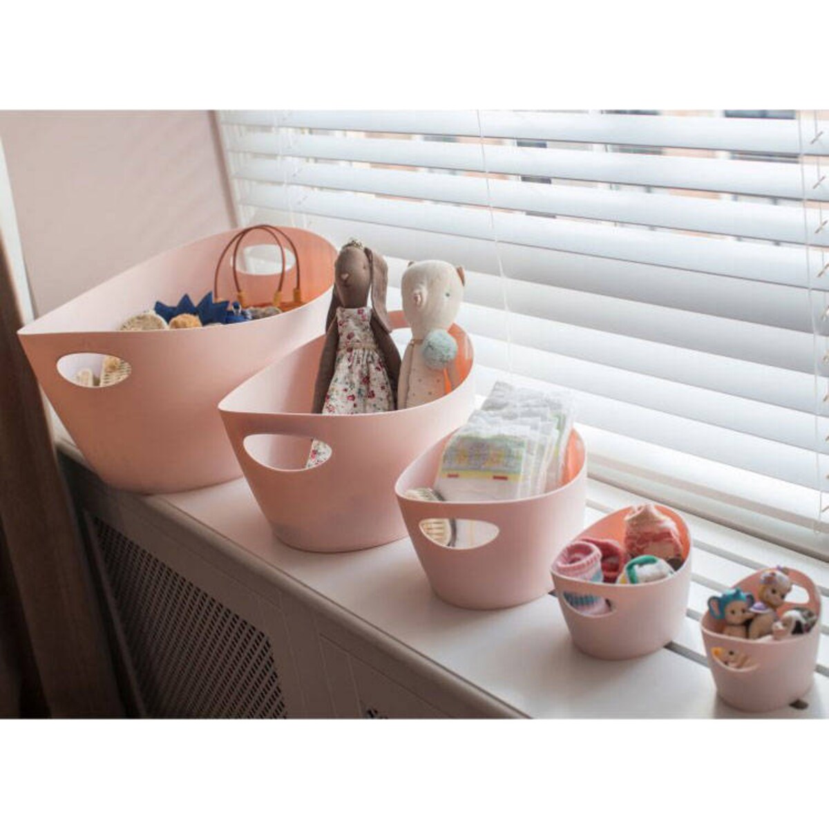 Pojemnik do przechowywania „BOTTICHELLI ”, kosz plastikowy, pojemnik plastikowy, pudełko do przechowywania, organizer, KOZIOL