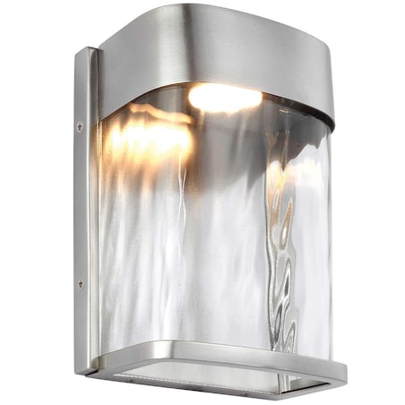 Elewacyjna LAMPA zewnętrzna FE-BENNIE-S-PBS Elstead szklana OPRAWA ogrodowa LED 14W 3000K outdoor IP44 stal przezroczysta, FEISS