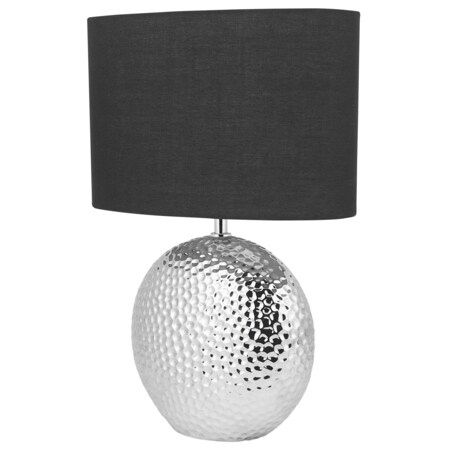 Lampka nocna ceramiczna srebrna NASVA