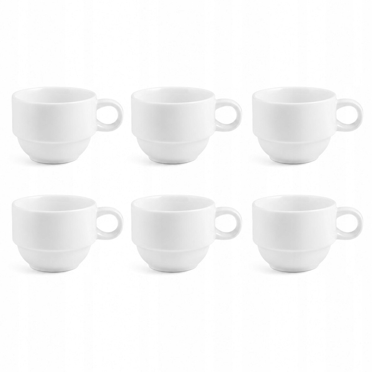 Filiżanka sztaplowana śniadaniowa do domu kawiarni hotelu 6x 270 ml tazza