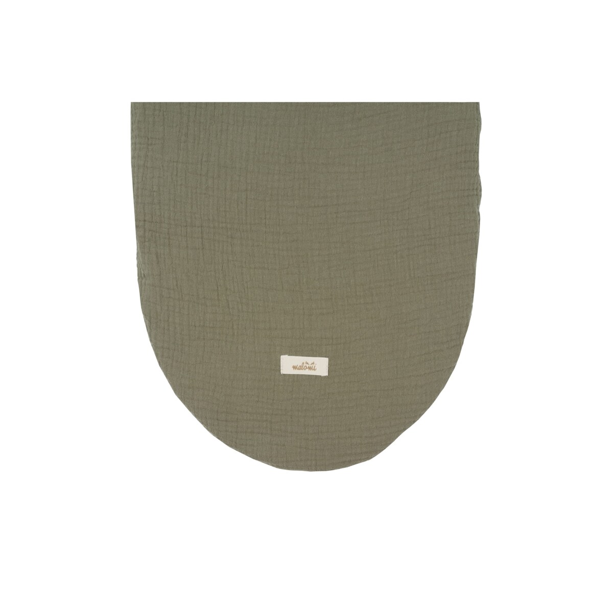 Prześcieradło muślinowe do gondoli/kosza mojżeszowego natural/forest green