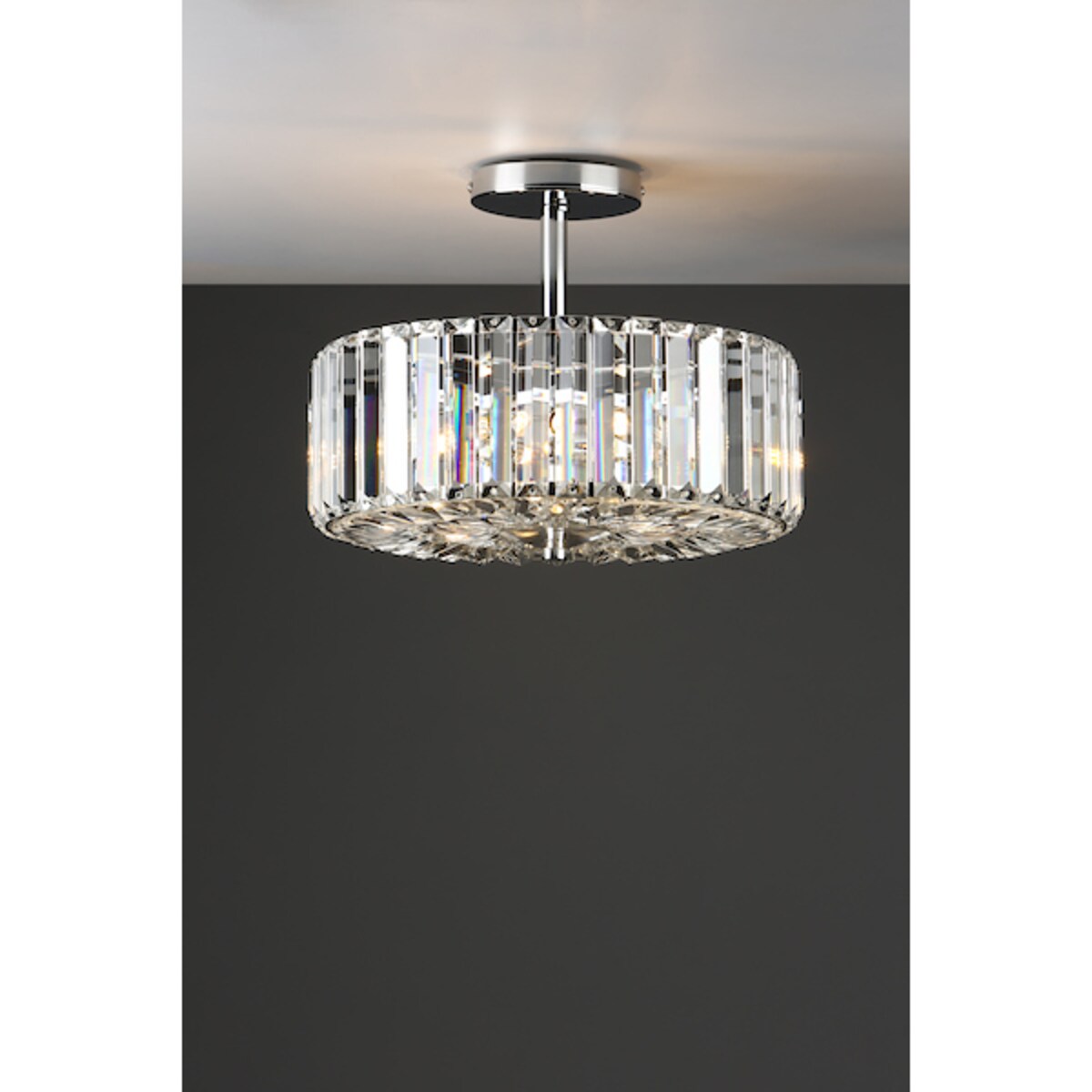 Sufitowa lampa Fernhurst LA3621343-Q Laura Ashley kryształ chrom