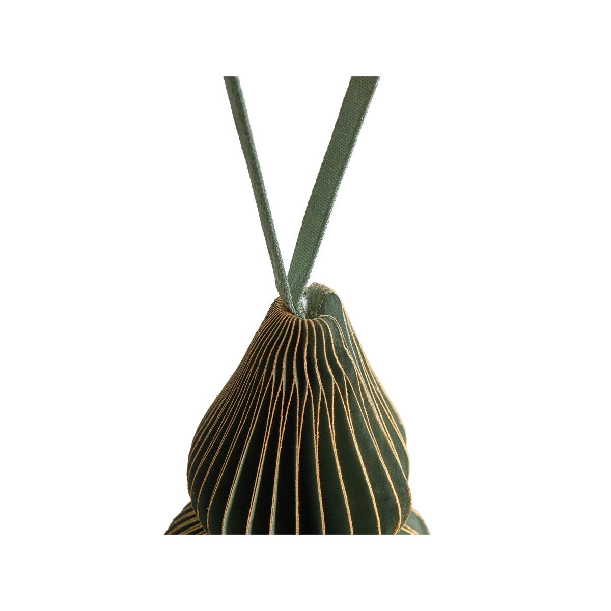 Zestaw 19 ozdób choinkowych ORKLA Papier Zielony