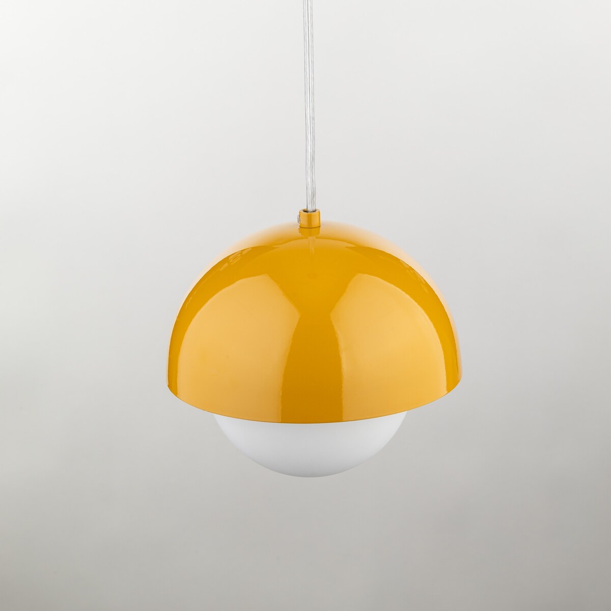Lampa wisząca TK Lighting BONO OCHRA 10265, ochra-złoto-biała, G9, regulowana wysokość