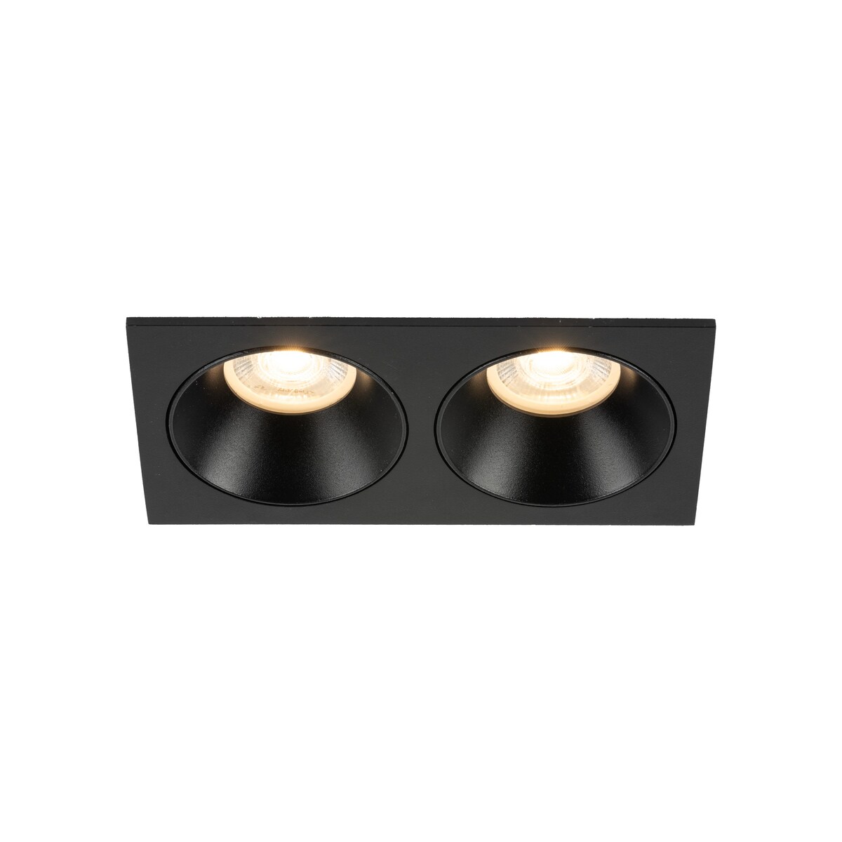 Oprawa wpuszczana podwójna TK Lighting PRISMA DUO BLACK 10579 GU10 IP65 czarna do sufitu
