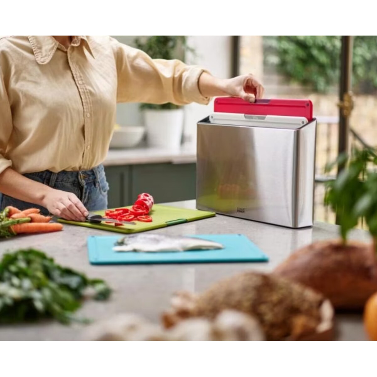 Zestaw desek Folio Icon w stojaku, 26.5 x 35.5 x 7.4 cm, Joseph Joseph