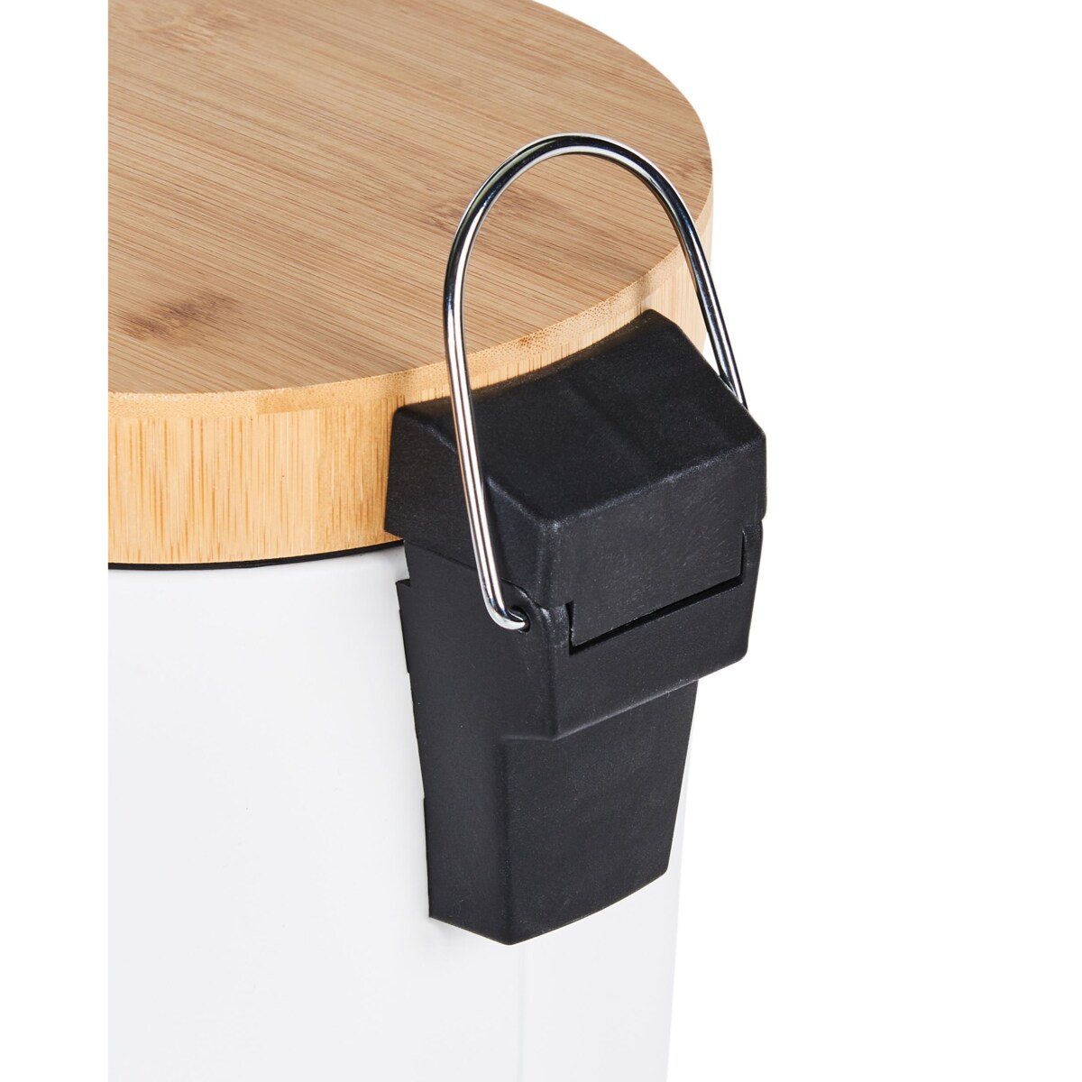 Zestaw 2 koszy na śmieci z pedałem 3 L ECOSMART Metal Biały