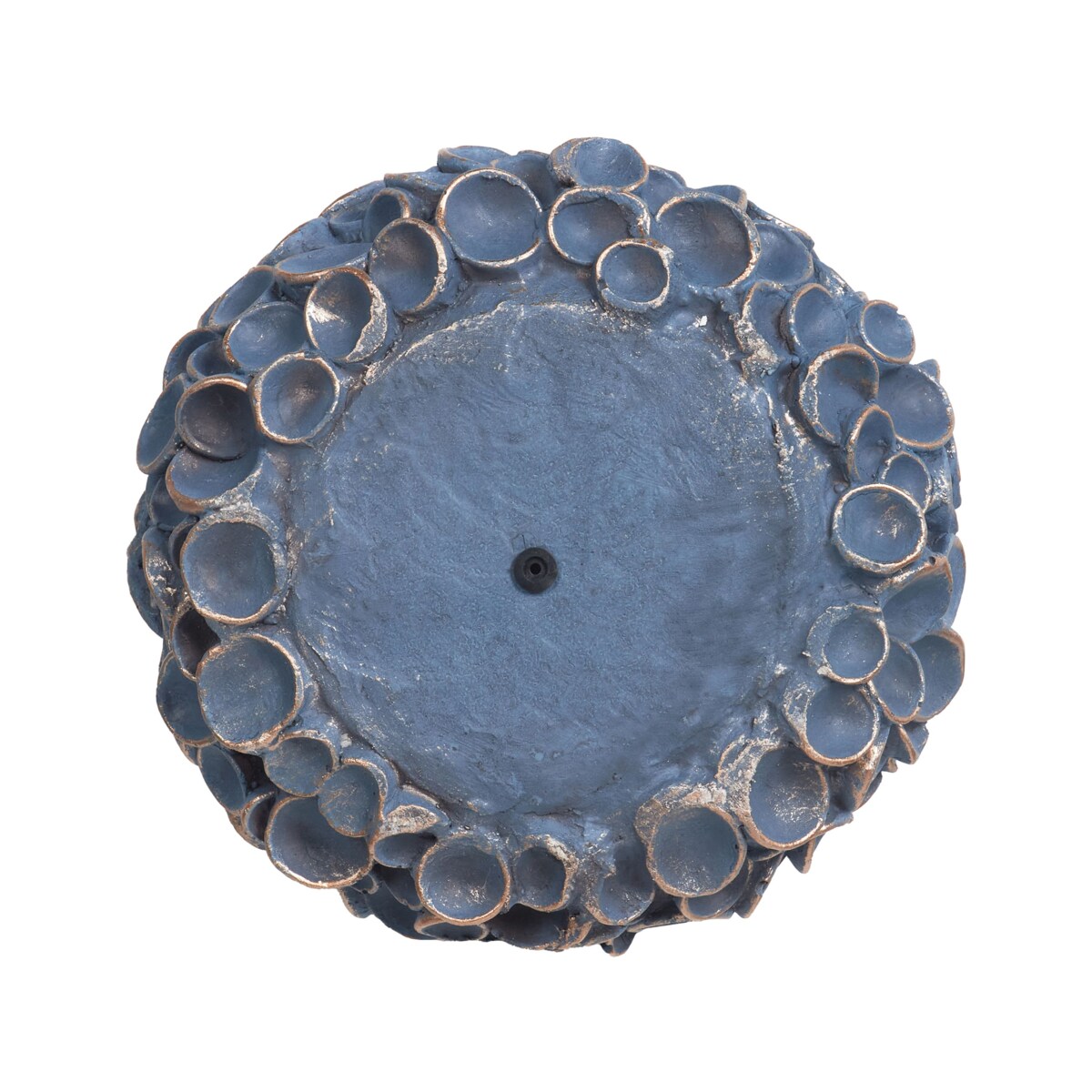 Wazon na kwiaty MUZAKI Tlenek magnezu 52 cm Niebieski