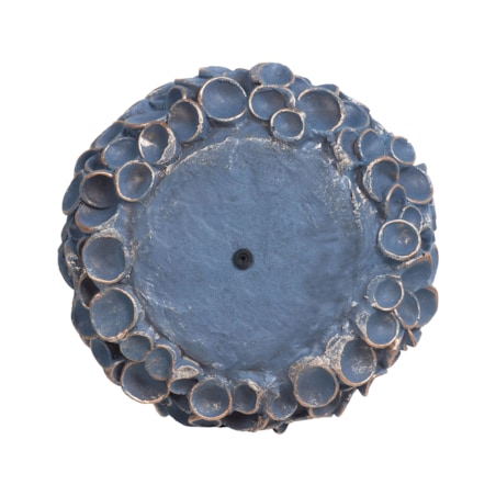 Wazon na kwiaty MUZAKI Tlenek magnezu 52 cm Niebieski