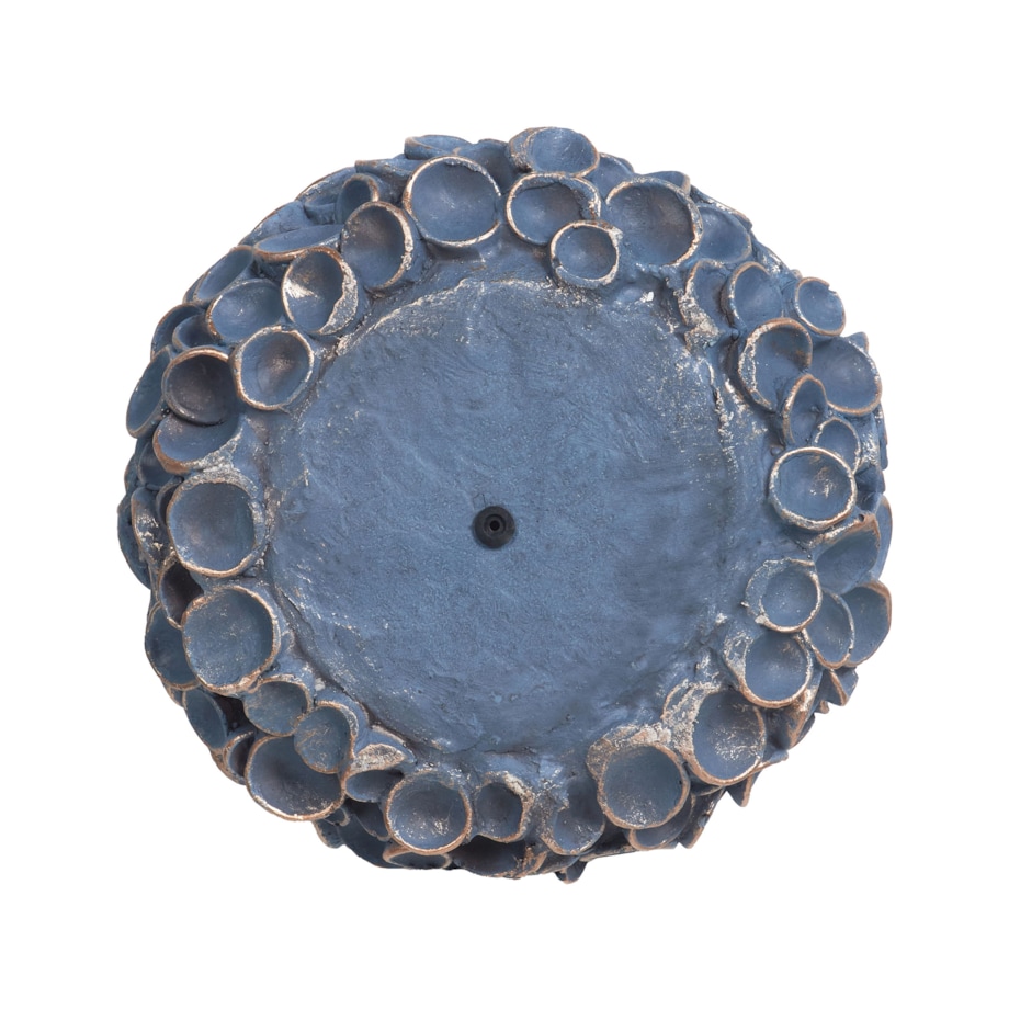 Wazon na kwiaty MUZAKI Tlenek magnezu 52 cm Niebieski