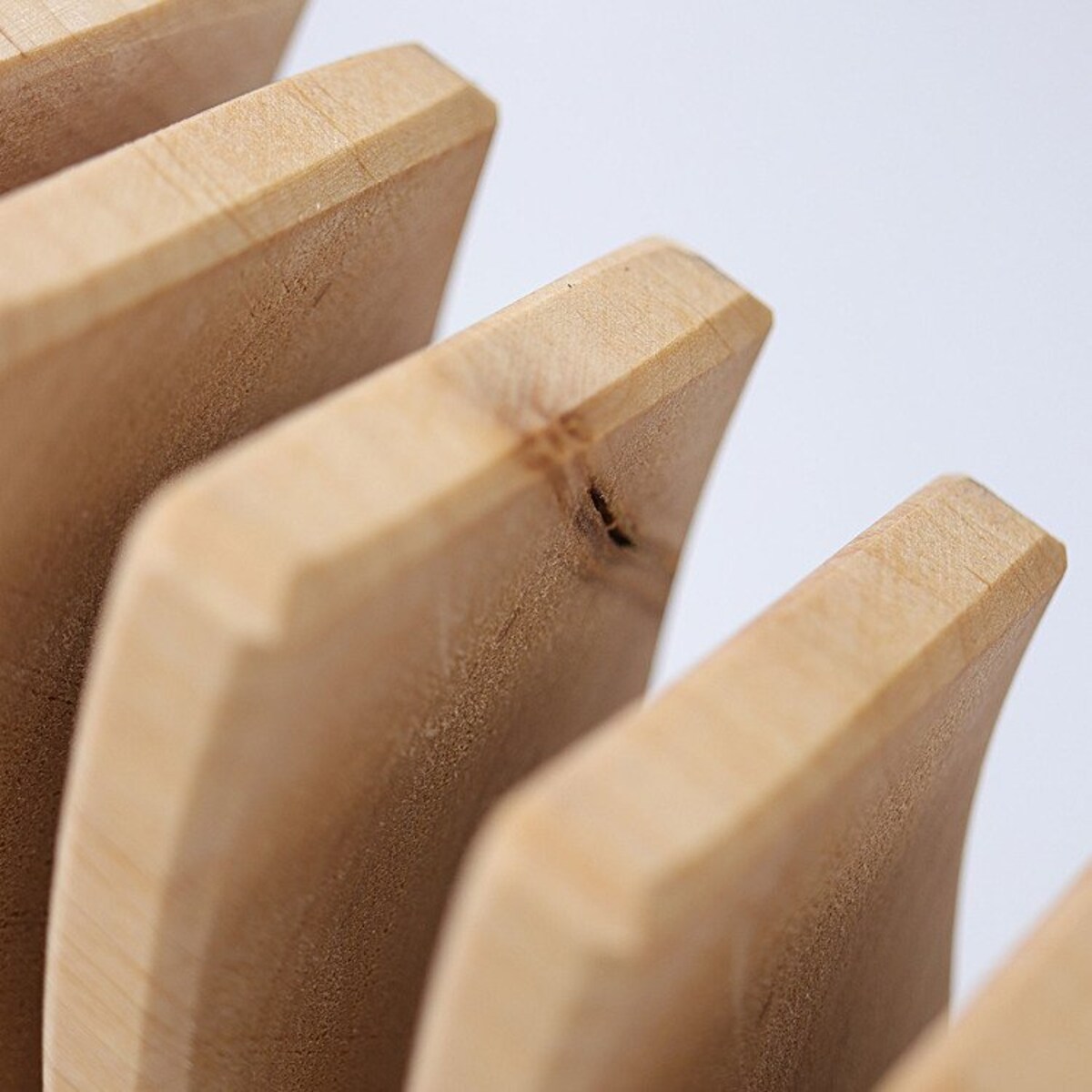 Tęcza Grimm's 12-elementowa - drewniane klocki naturalne 3+