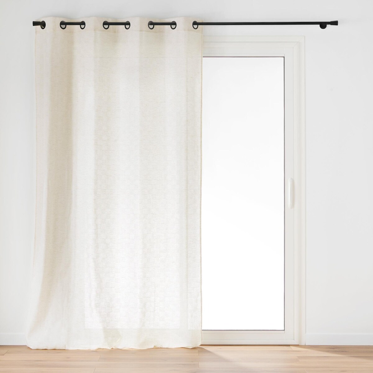 Zasłona okienna z efektem lnu, 140 x 260 cm, LOGAN