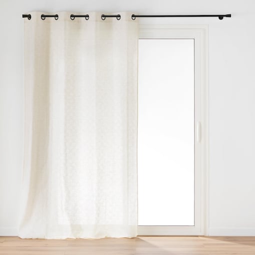 Zasłona okienna z efektem lnu, 140 x 260 cm, LOGAN