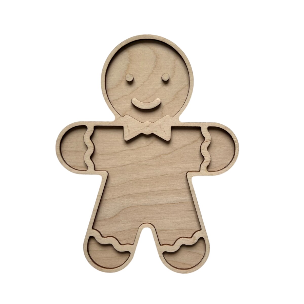 Świąteczna wysypywanka sensoryczna CIASTEK drewniana mikołajki święta prezent