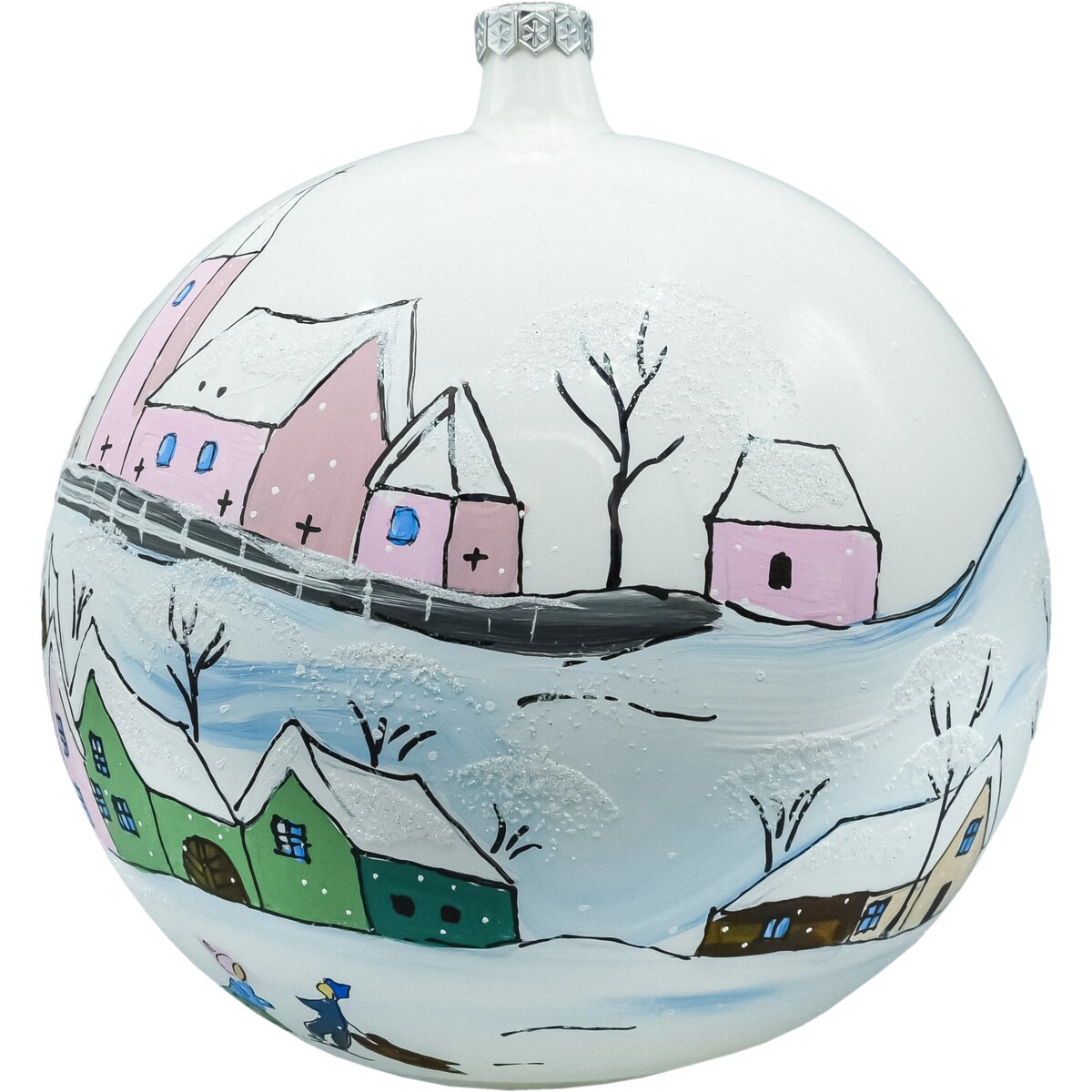 Bombka okrągła duża: motyw czeskiej bajki