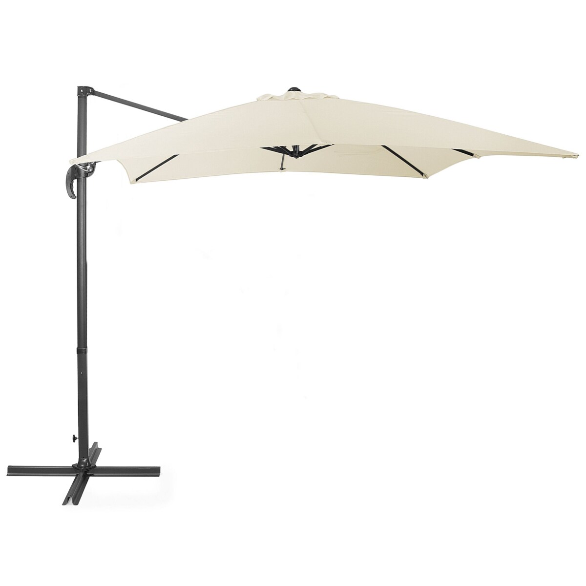 Parasol ogrodowy 250 x 250 cm jasnobeżowy MONZA
