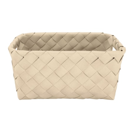 Kleine Wolke Aspera Koszyk/Pojemnik łazienkowy beżowy M tworzywo sztuczne