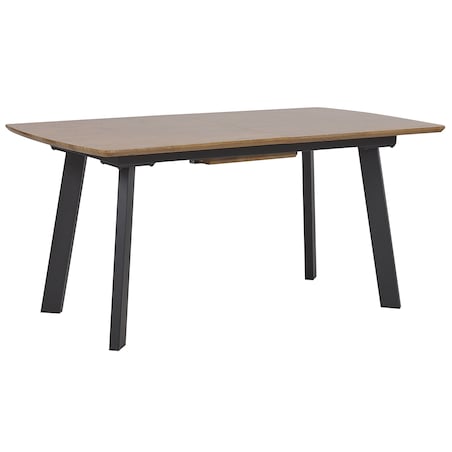 Stół do jadalni rozkładany SALVADOR Ciemnobrązowy 160/200 cm 90 cm
