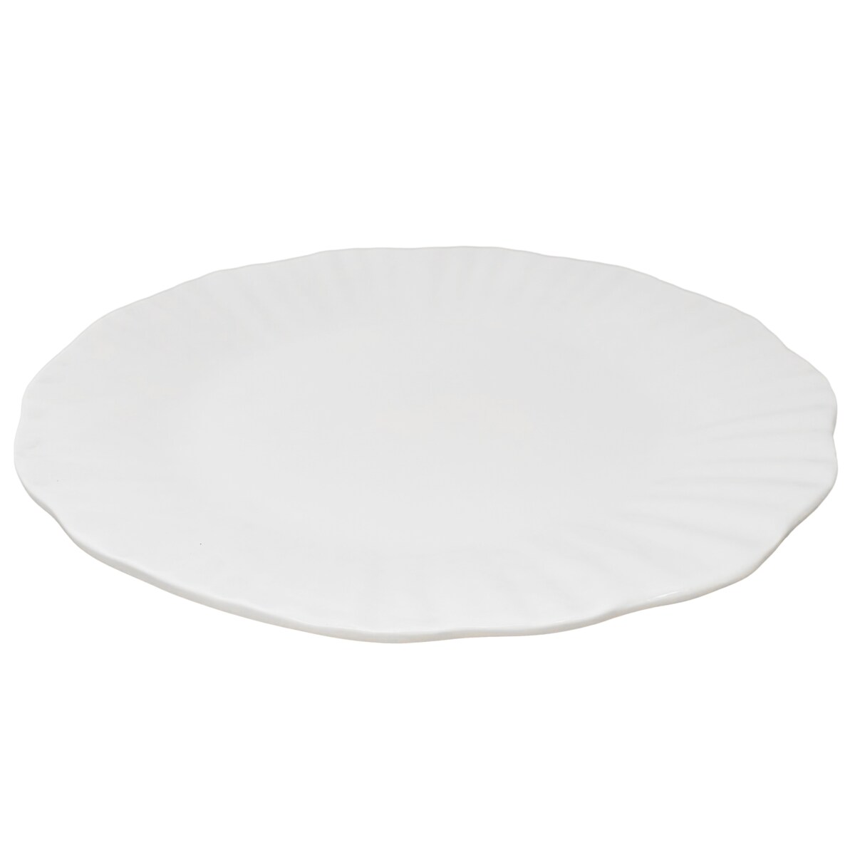 TALERZ OBIADOWY PŁYTKI PŁASKI BIAŁY 28cm CERAMICZNY TALERZE NA SZTUKI
