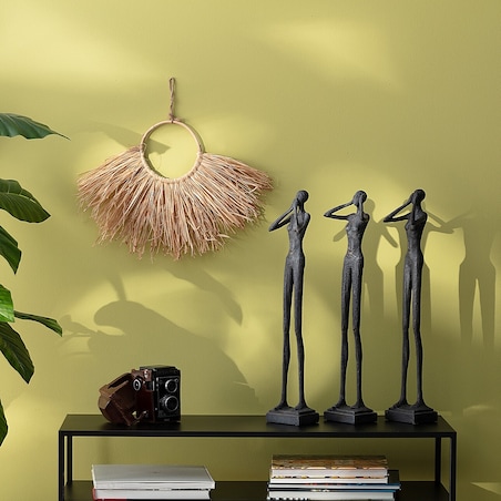 Dekoracja ścienna Abia 60cm, 60 x 1 x 50 cm