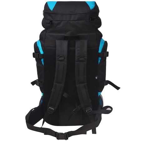 vidaXL Plecak turystyczny XXL, 75 L, czarno-niebieski