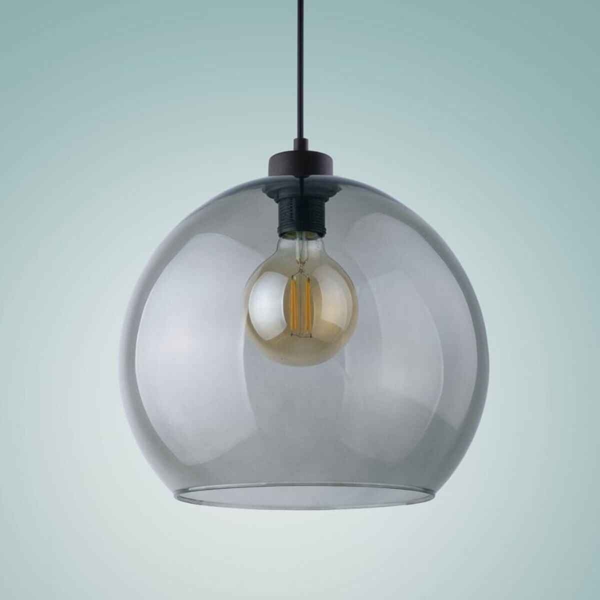Jednopunktowa lampa wisząca kula Cubus 4292 TK Lighting przydymiona