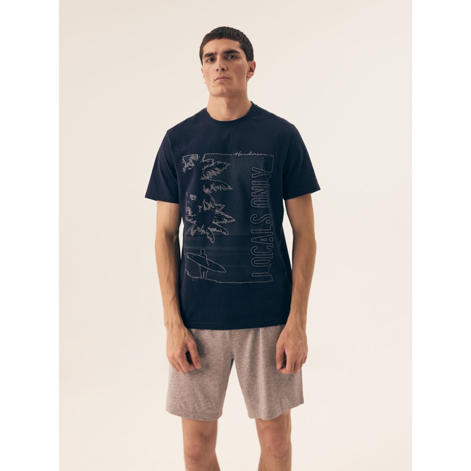 Piżama Surf 42598-59X Granatowy, L