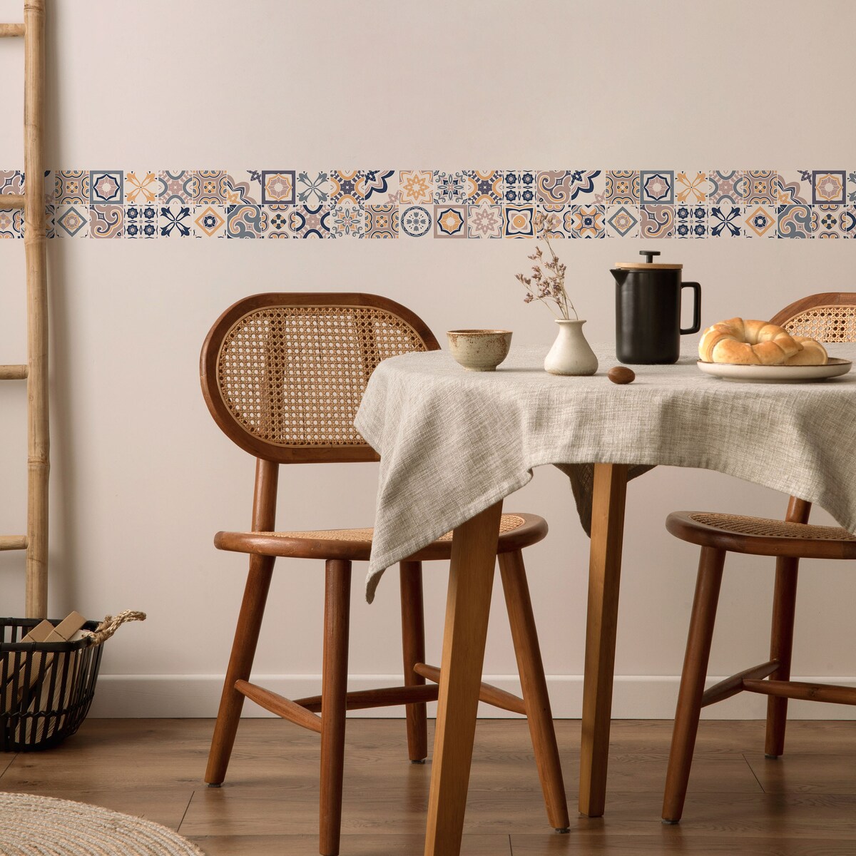 Samoprzylepny Pasek Dekoracyjny Do Kuchni MOZAIKA Marokańska Ornamenty