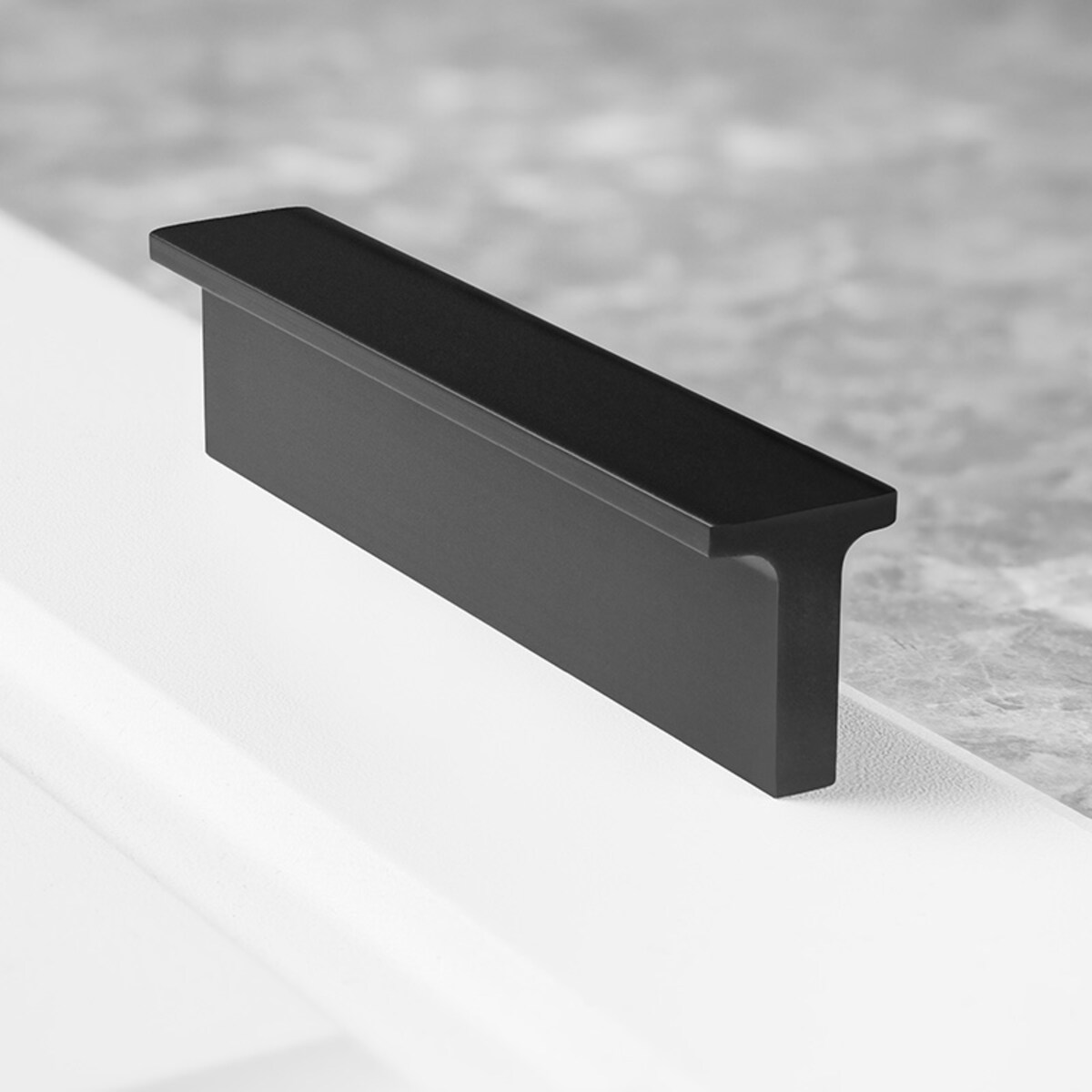 Uchwyt do mebli szafek szuflad meblowy czarny 100 mm