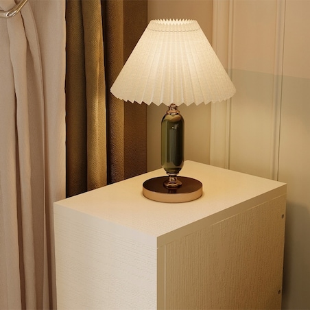 Szafka nocna kremowa z szufladą stolik z półką nowoczesny loft sypialni 55 cm