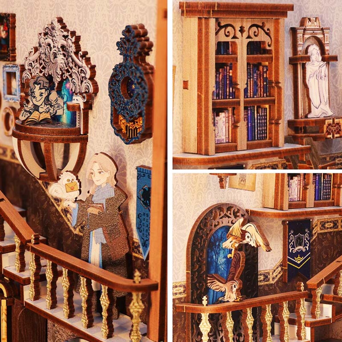 Miniaturowy domek Book Nook - Pracownia alchemika - CuteBee