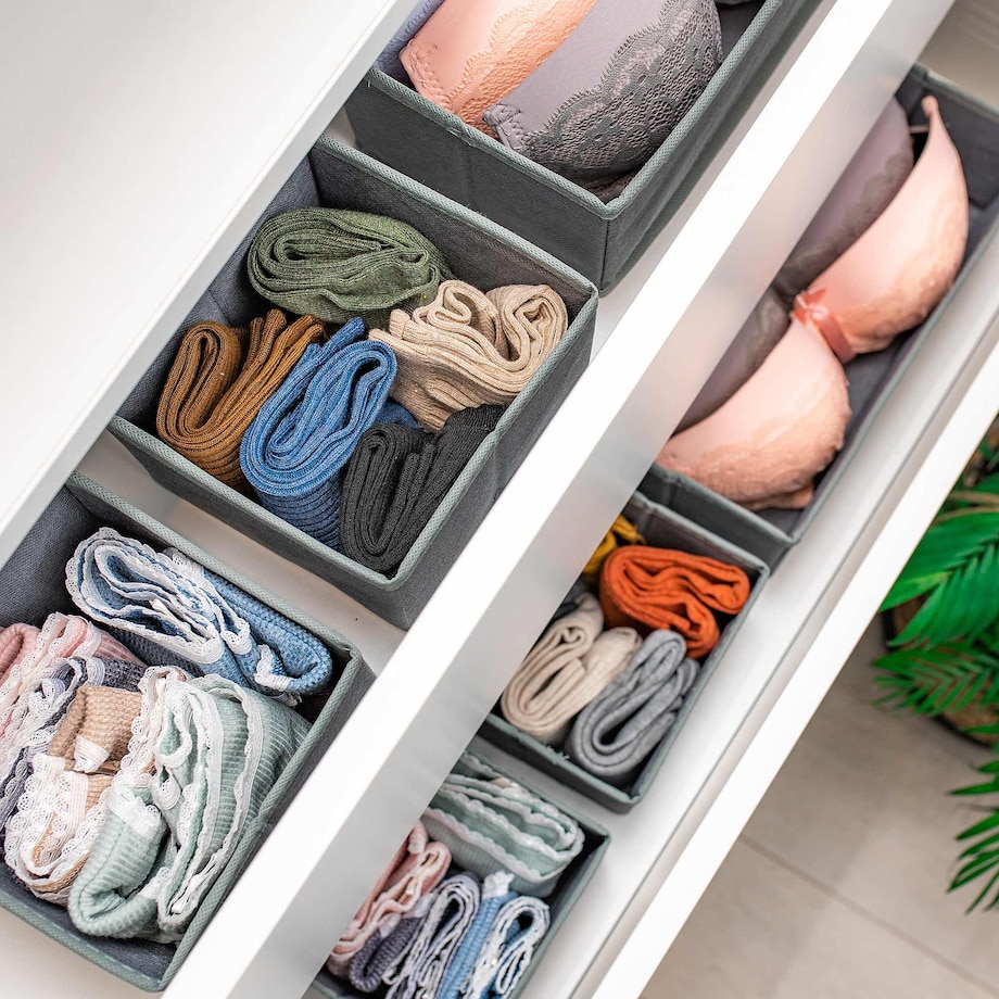 Organizery Do Szuflady Szafy Na Bieliznę Ubrania 3 Szt