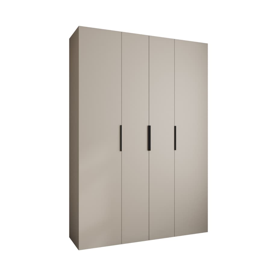 Szafa czterodrzwiowa Como 4 170 gł.40 kaszmir+czarny