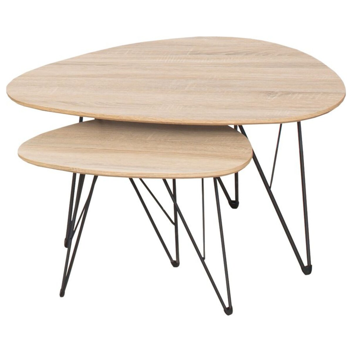 Stolik kawowy 2w1 zestaw loft nowoczesny do salonu jadalni