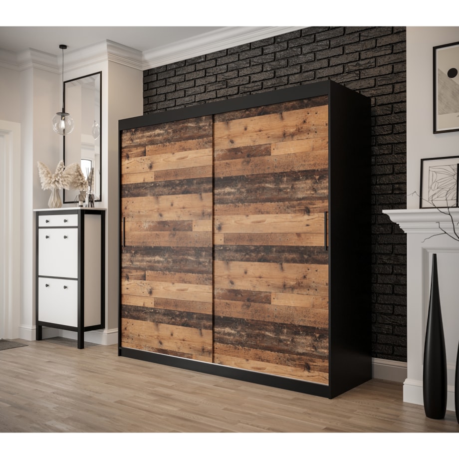 Szafa przesuwna OLDSTYLE T 200 Czarny / Old Style