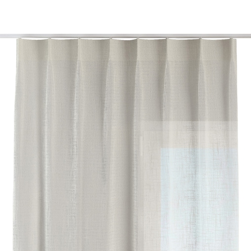 Zasłona na haczykach flex pojedynczych 130x245 ecru