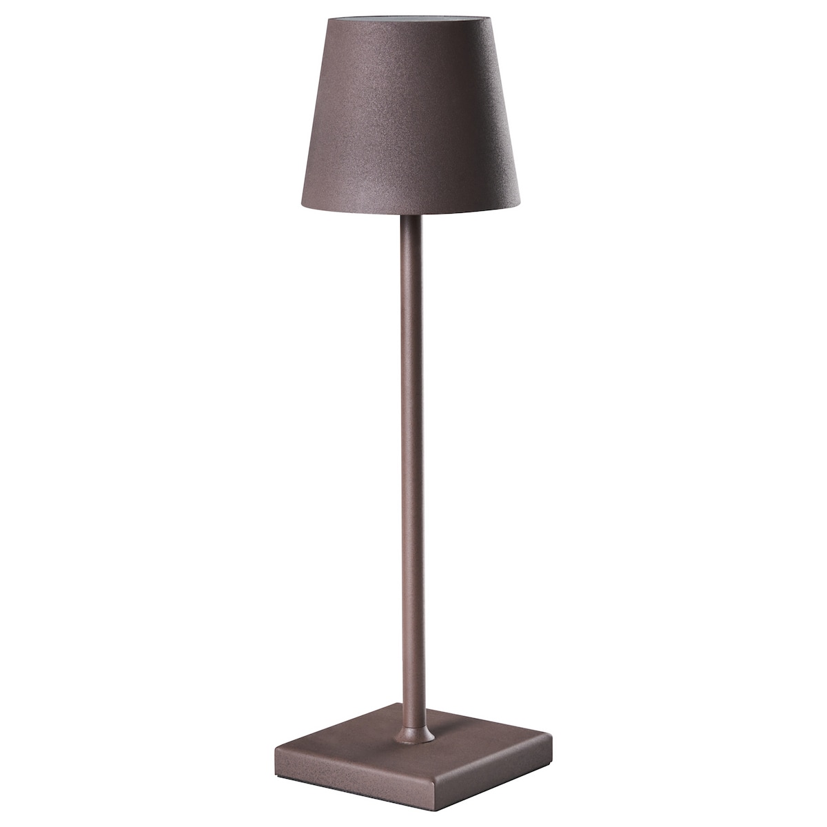 Bezprzewodowa lampa stołowa LED BACEIRO Ze ściemniaczem Metal Brązowy