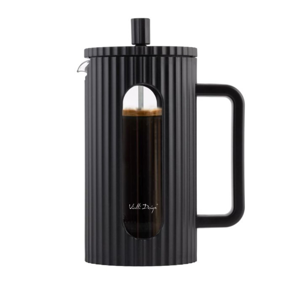 Zaparzacz do kawy i herbaty 1000 ml Livio czarny 0725