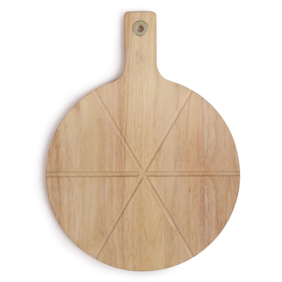 Livoo Zestaw do krojenia pizzy, 30 cm, drewniany