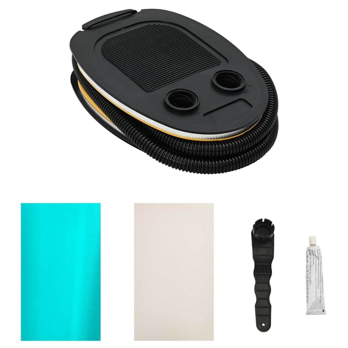 vidaXL Dmuchany wałek gimnastyczny z pompką, 120x75 cm, PVC, zielony