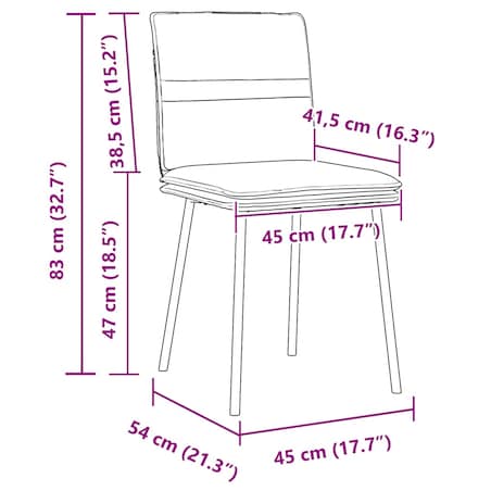 vidaXL Krzesła stołowe, 6 szt., kremowe, obite aksamitem