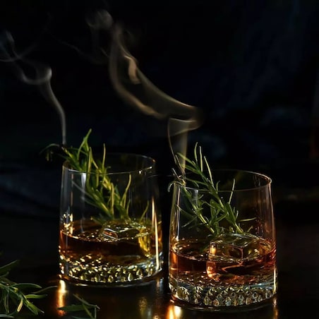 Zestaw Szklanek do Whisky mocnych Alkoholi Grube Dno 6 x 300 ml Krosno Fjord