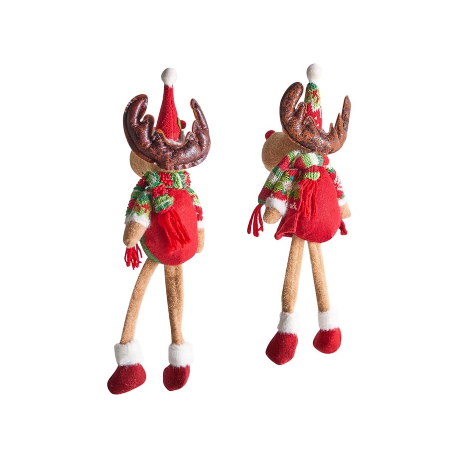 Zestaw 2 dekoracji świątecznych VATNDALSVATNET Renifer 38 cm Kolorowy