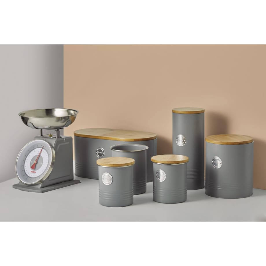 Pojemnik na herbatę szary Living, 1000 ml, Typhoon