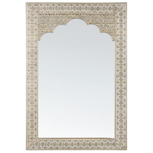 Lustro ścienne 60 x 90 cm złote PALI