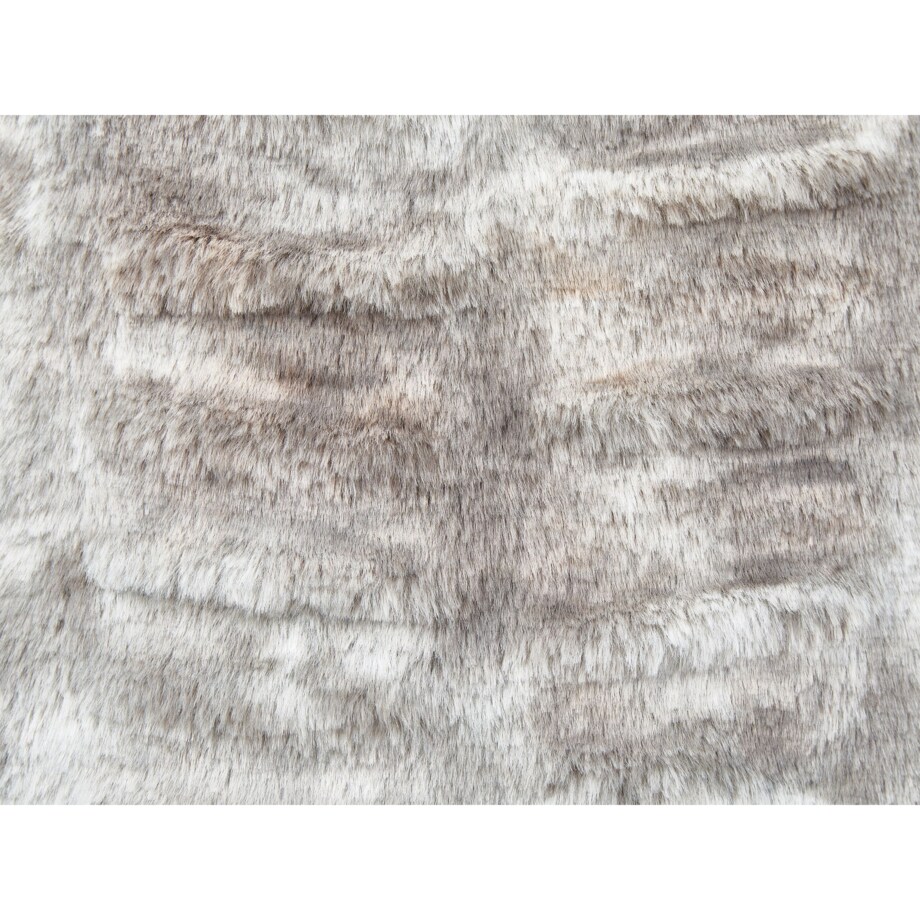 2 poduszki dekoracyjne włochacze 45 x 45 cm szare MACODES