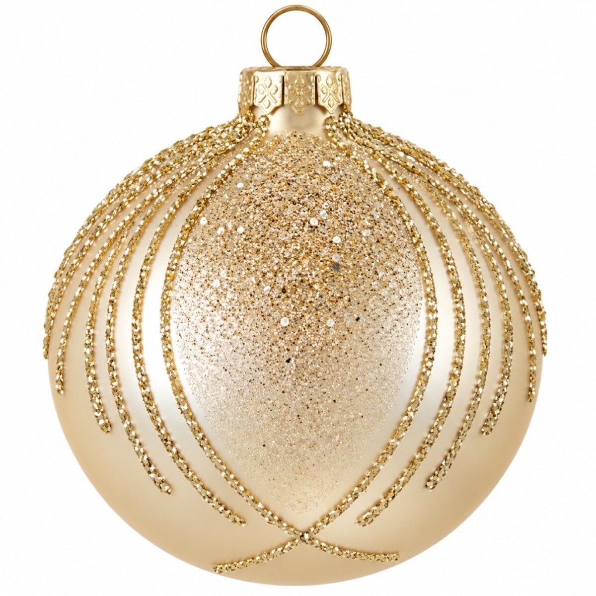 Bombka szklana 4 szt. Ø 100 mm CHARMING