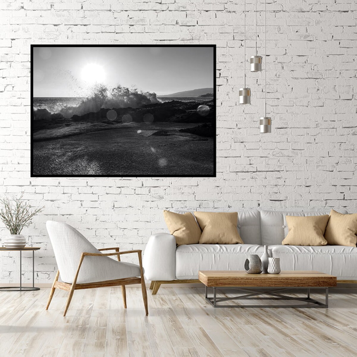 plakat fala kalifornia usa 30x40 cm