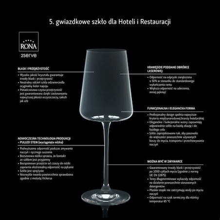 Kieliszek/czarka szampana Classic Cocktails Optic, 260ml