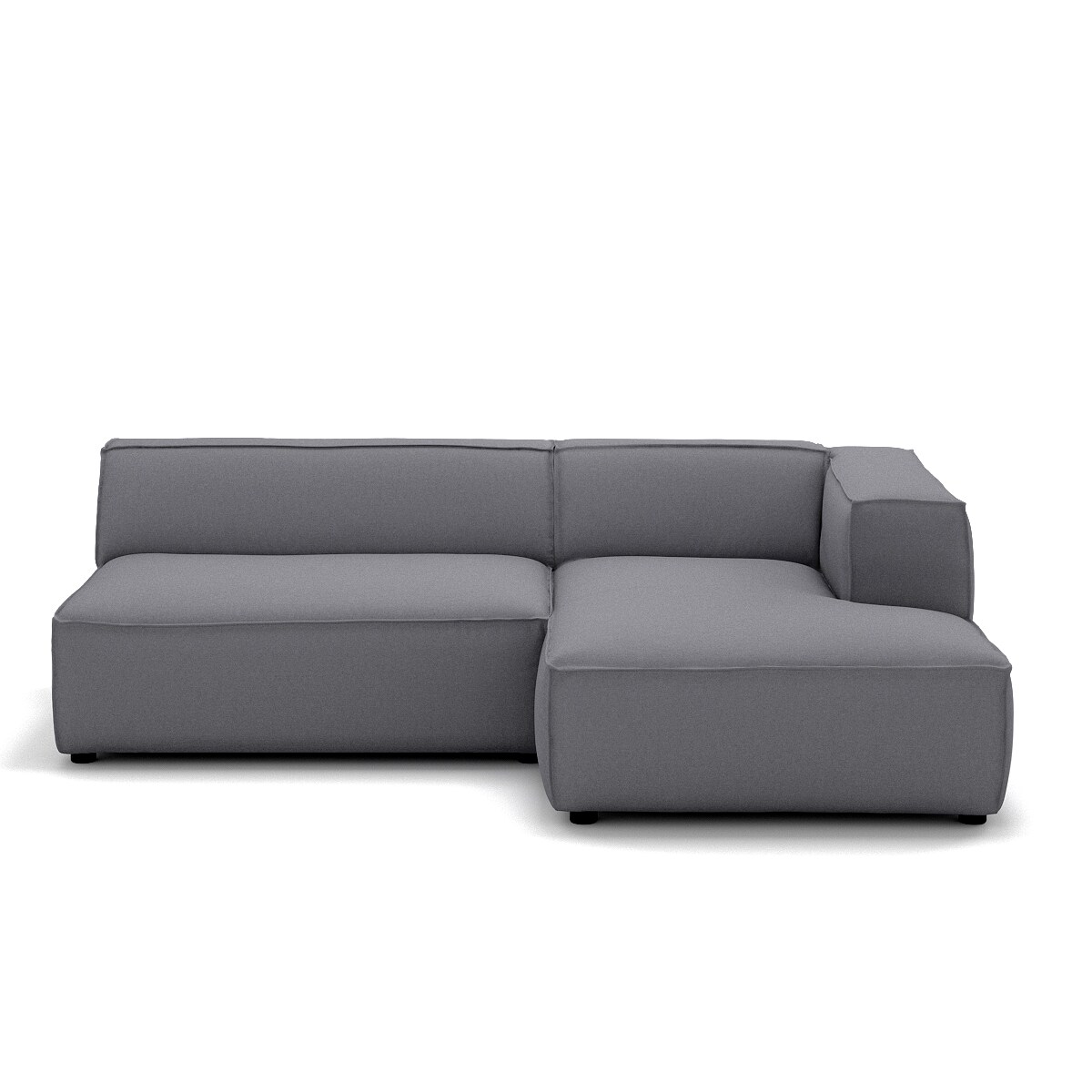 Narożnik 3 osobowy prawy Modularis - Szary Welur